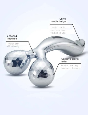 Aparat de masaj SHEIN, argintiu