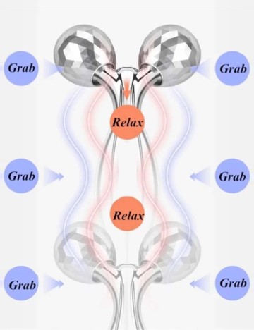 Aparat de masaj SHEIN, argintiu