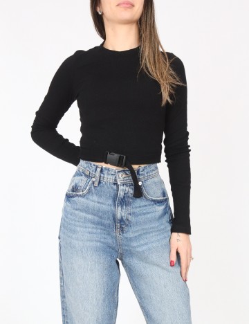 
						Top Zara, negru
