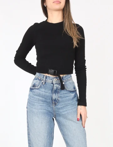 Top Zara, negru