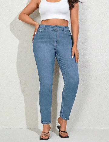 Blugi SHEIN CURVE, bleu