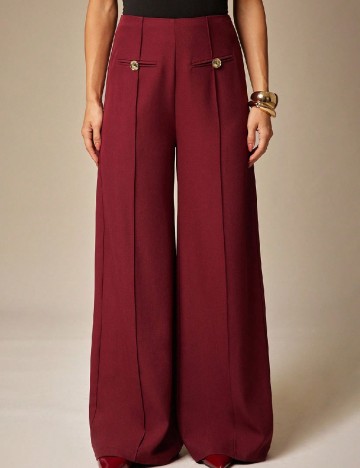 Pantaloni SHEIN, grena