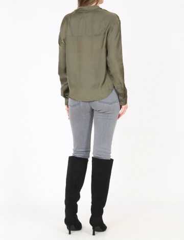 Camasa Bershka, verde