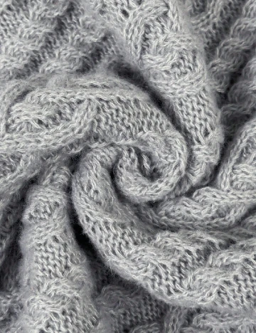 Pulover SHEIN CURVE, gri