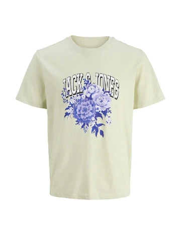 Tricou Jack&Jones, crem