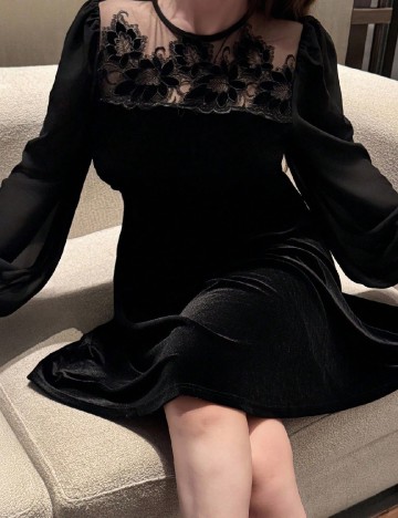 Rochie scurta SHEIN CURVE, negru