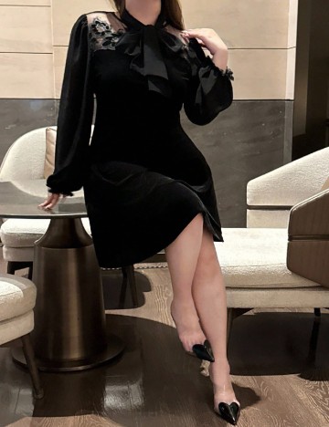 Rochie scurta SHEIN CURVE, negru