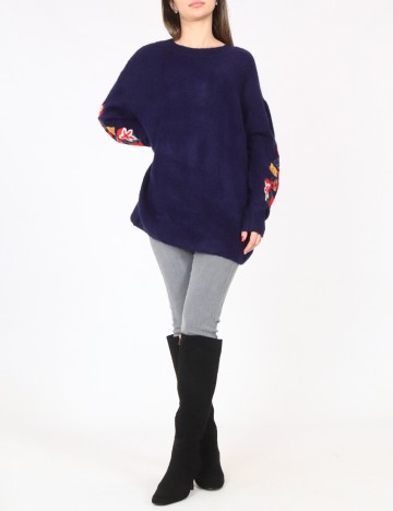 Bluza Oversize Zara, bleumarin