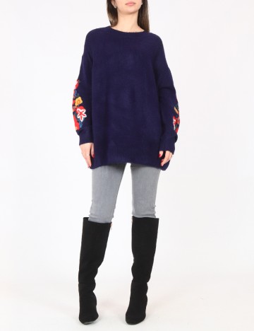 Bluza Oversize Zara, bleumarin