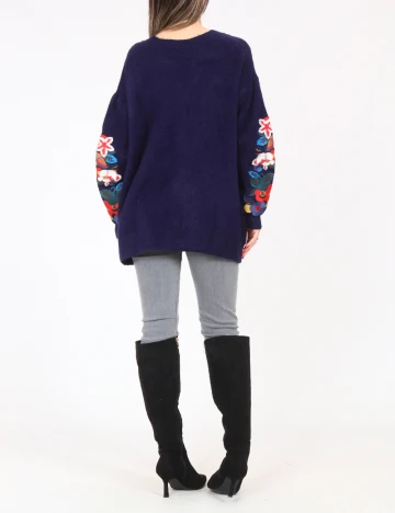 Bluza Oversize Zara, bleumarin