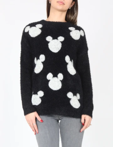 Pulover Bershka, negru