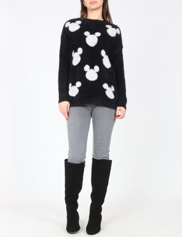 Pulover Bershka, negru