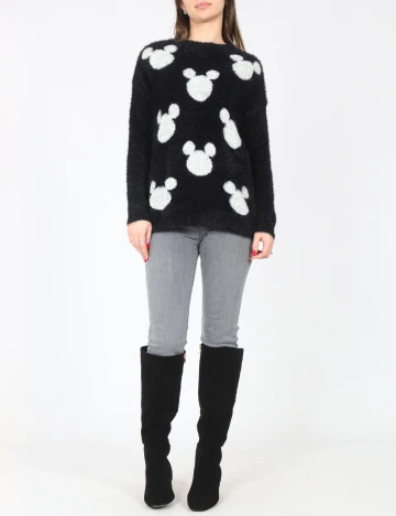 Pulover Bershka, negru