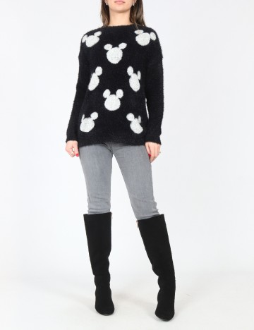 Pulover Bershka, negru