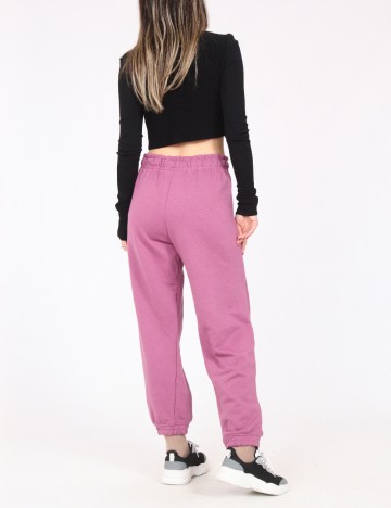 Pantaloni Bershka, mov