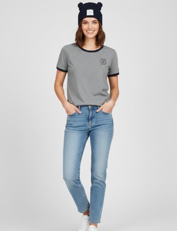 Set caciula si tricou Pull&Bear, gri/albastru