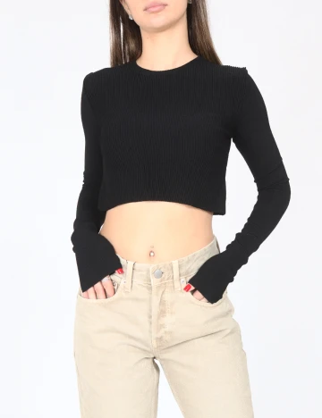 Top Zara, negru
