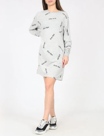 Rochie scurta Bershka, gri