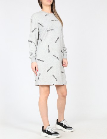 Rochie scurta Bershka, gri