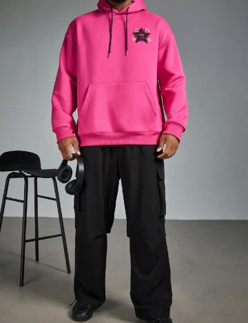 Hanorac SHEIN Plus Size Men, roz