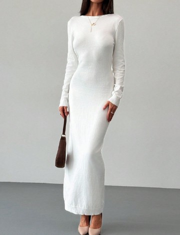 
						Rochie lunga SHEIN, alb