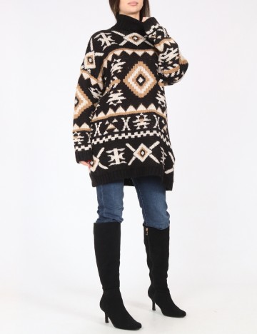 Pulover Oversize Zara, mix culori