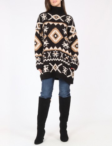 Pulover Oversize Zara, mix culori