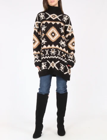 Pulover Oversize Zara, mix culori