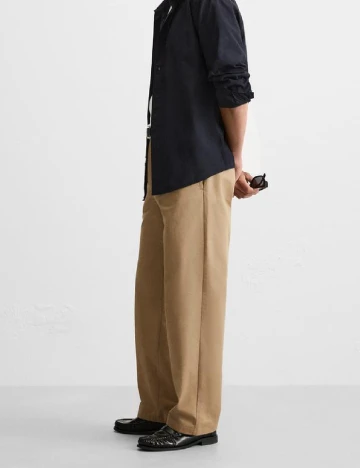 Pantaloni Zara, maro