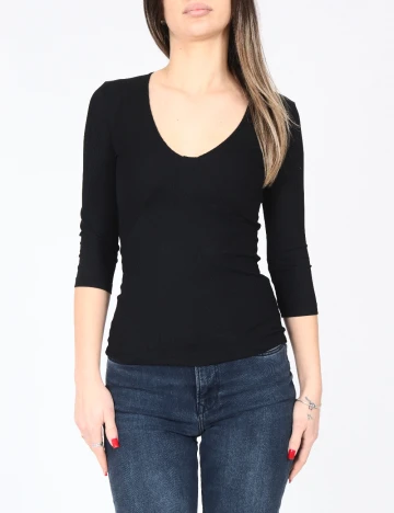 Bluza Bershka, negru