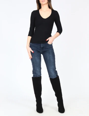 Bluza Bershka, negru