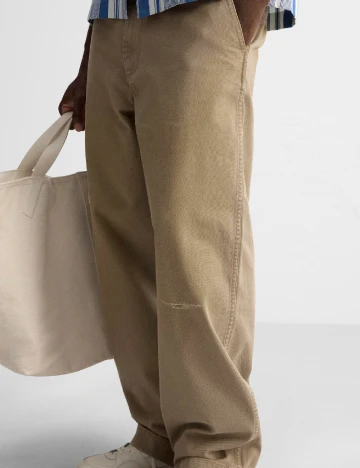 Pantaloni Zara, maro