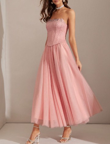 Rochie medie SHEIN, roz