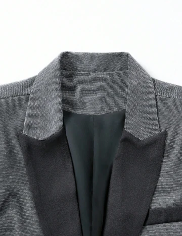 Sacou SHEIN, argintiu