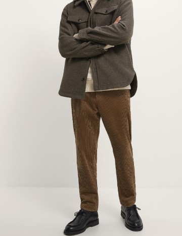 
						Pantaloni Zara, maro