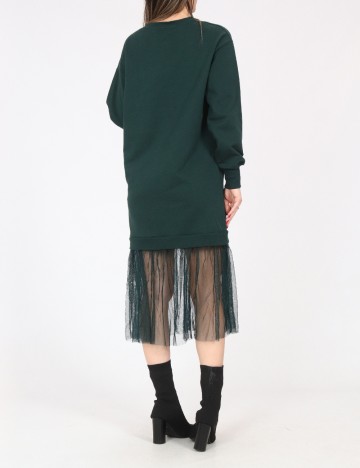 Rochie medie Bershka, verde