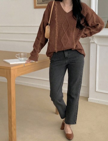 
						Bluza Oversize Dazy, maro