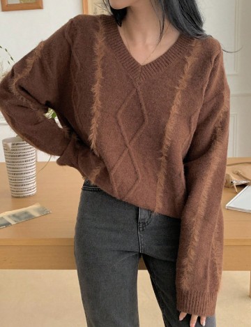 Bluza Oversize Dazy, maro