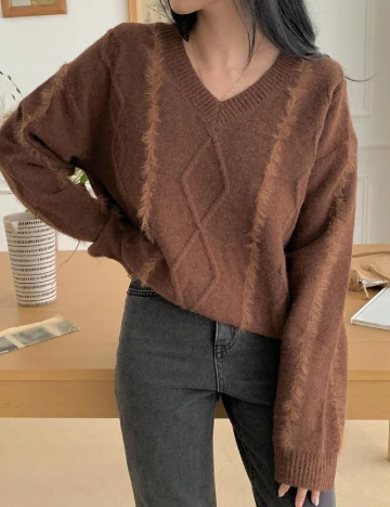 Bluza Oversize Dazy, maro