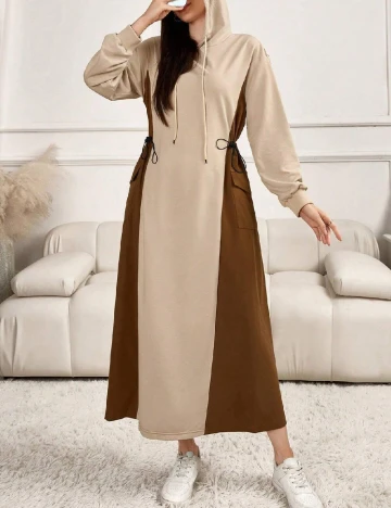 Rochie medie SHEIN, maro