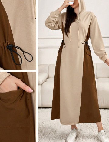 Rochie medie SHEIN, maro