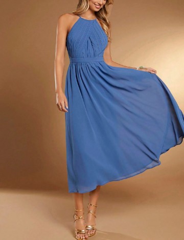 Rochie medie SHEIN, albastru