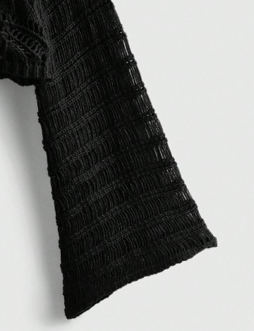 Bolero Romwe Plus Size, negru