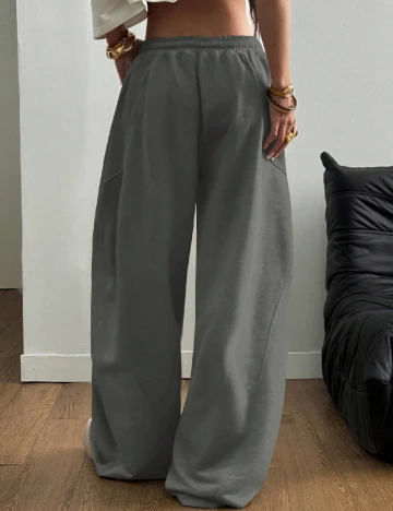 Pantaloni SHEIN CURVE, gri