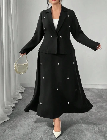 Compleu SHEIN CURVE, negru