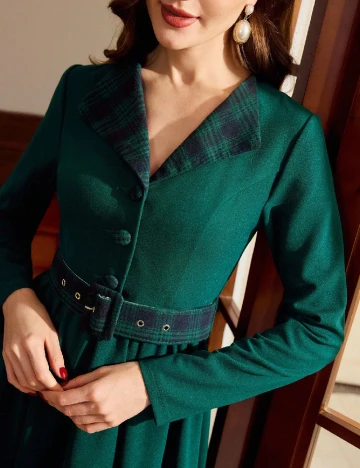 Rochie scurta SHEIN, verde