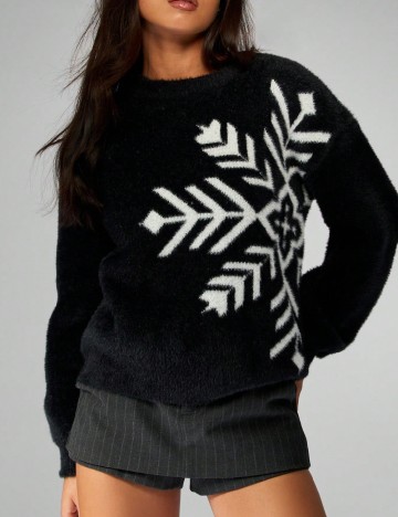 
						Pulover Missguided, negru