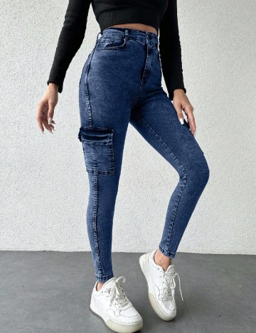 Blugi SHEIN, albastru