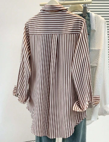 Camasa SHEIN CURVE, maro