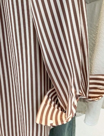 Camasa SHEIN CURVE, maro